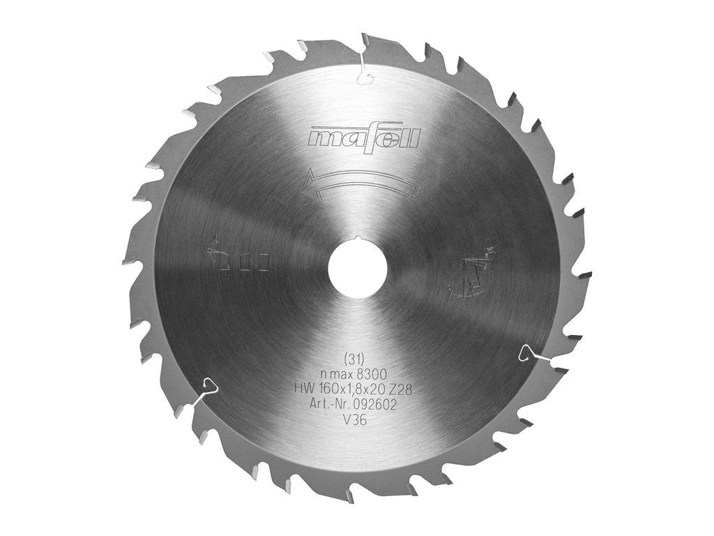 Žagin list GT, 160x1,2/1,8x20 mm, Z28-7